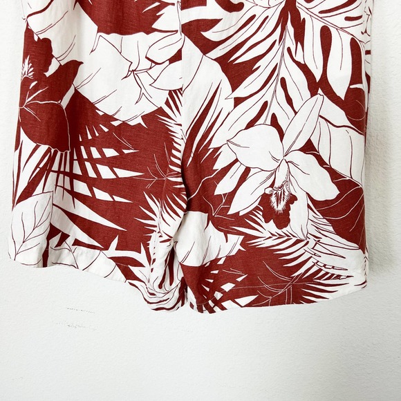 [Madewell] High Rise Pull-On Bermuda Shorts Tropical Vacation Floral NWT Sz XXL - Picture 7 of 11